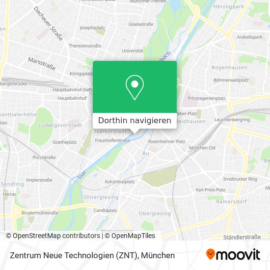 Zentrum Neue Technologien (ZNT) Karte