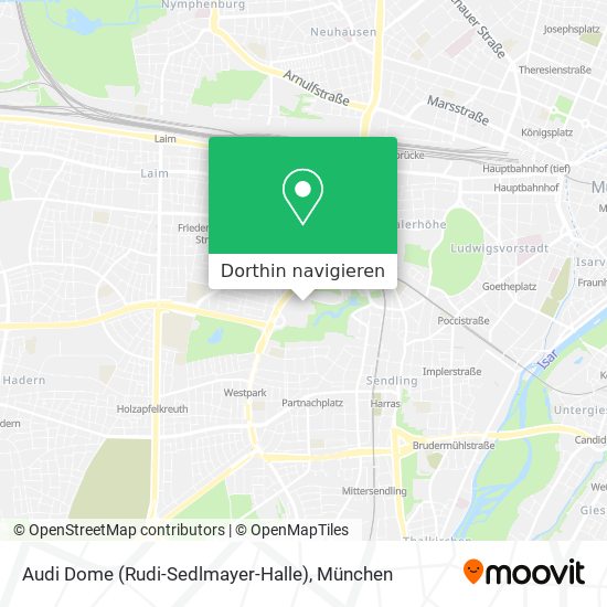 Audi Dome (Rudi-Sedlmayer-Halle) Karte