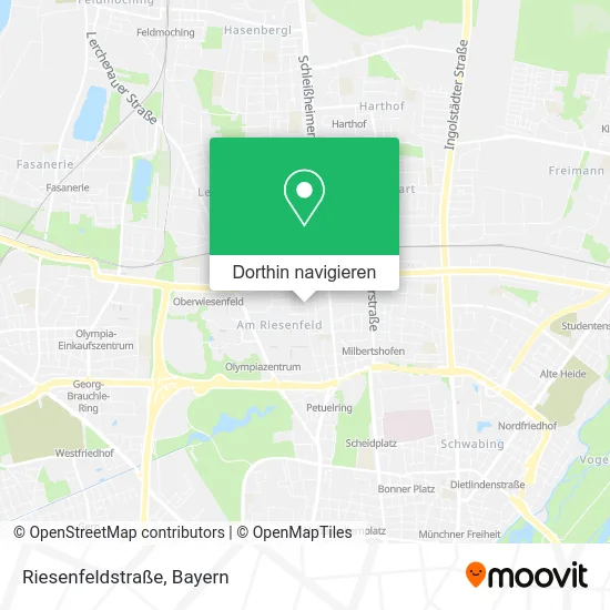 Riesenfeldstraße Karte