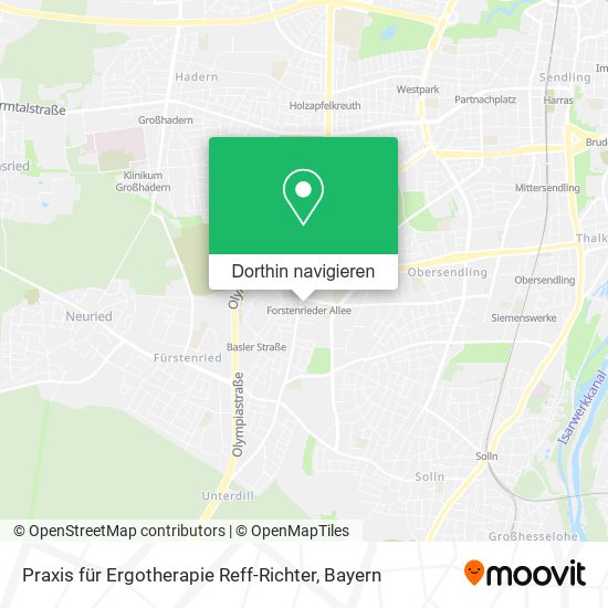 Praxis für Ergotherapie Reff-Richter Karte