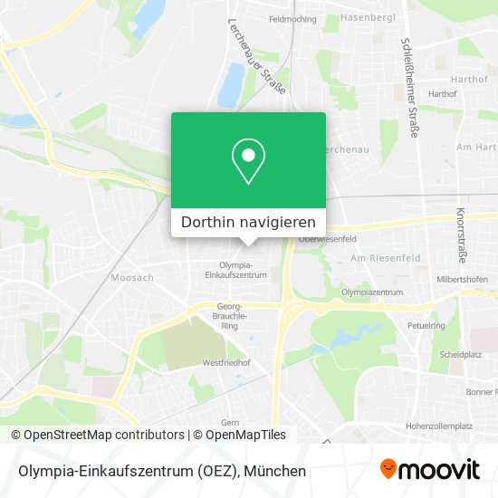 Olympia-Einkaufszentrum (OEZ) Karte