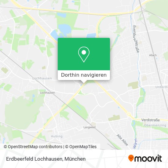 Erdbeerfeld Lochhausen Karte