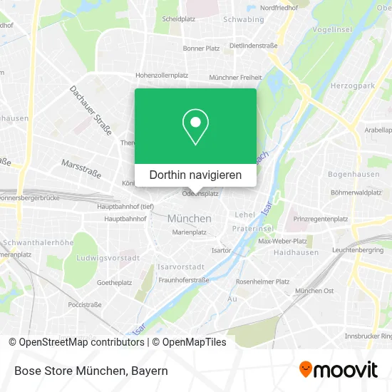 Bose Store München Karte