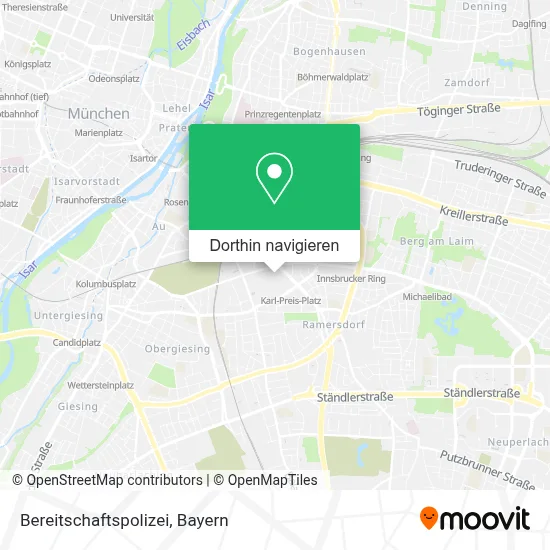 Bereitschaftspolizei Karte