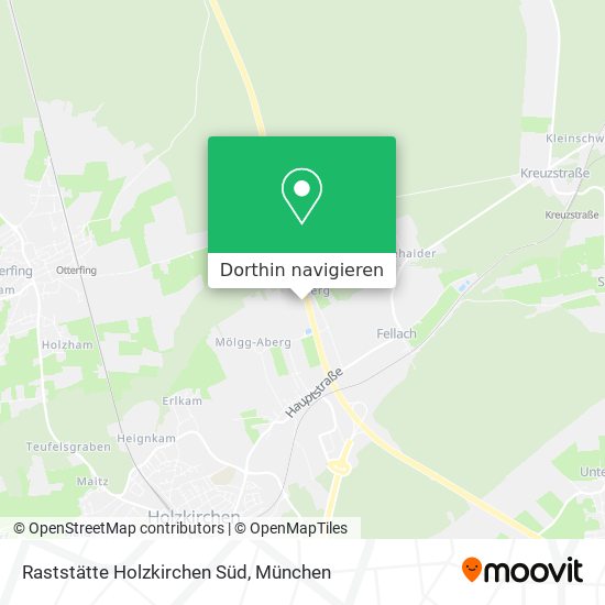 Raststätte Holzkirchen Süd Karte