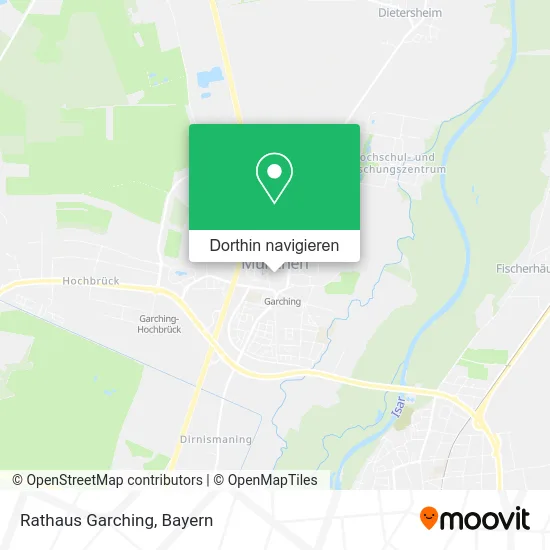 Rathaus Garching Karte