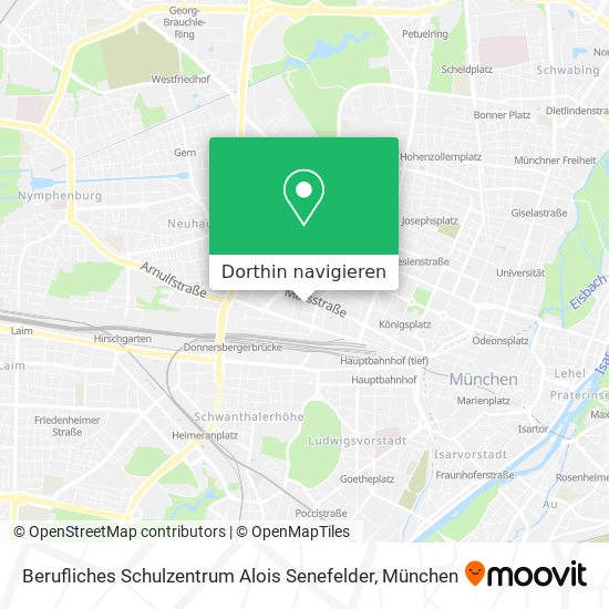 Berufliches Schulzentrum Alois Senefelder Karte