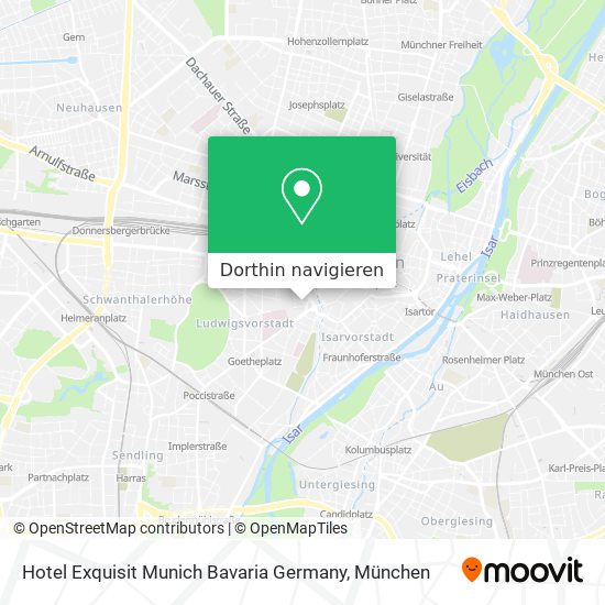 Hotel Exquisit Munich Bavaria Germany Karte