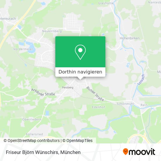 Friseur Björn Wünschirs Karte