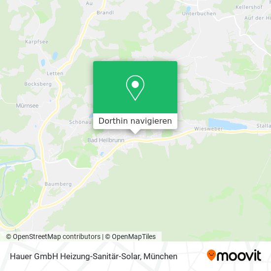 Hauer GmbH Heizung-Sanitär-Solar Karte