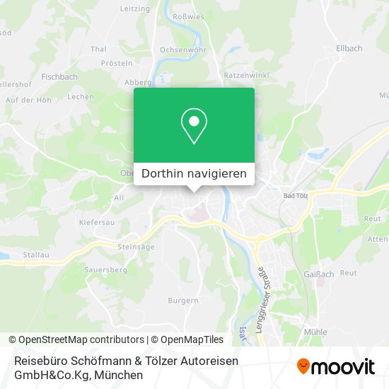 Reisebüro Schöfmann & Tölzer Autoreisen GmbH&Co.Kg Karte