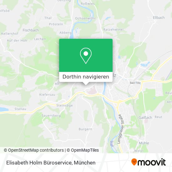 Elisabeth Holm Büroservice Karte