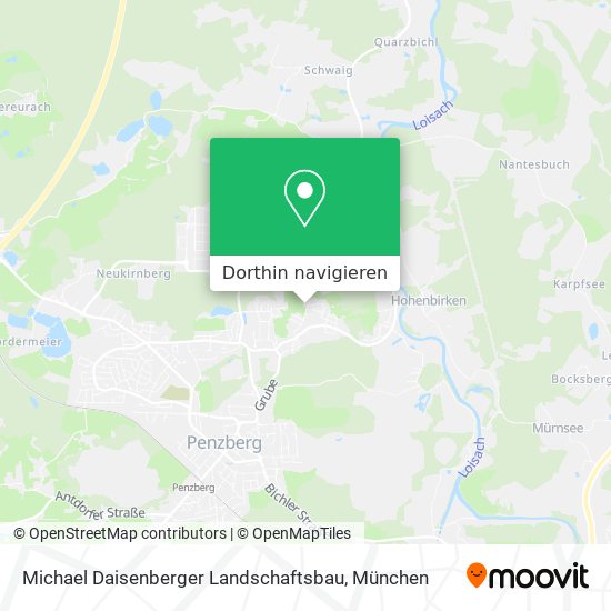 Michael Daisenberger Landschaftsbau Karte