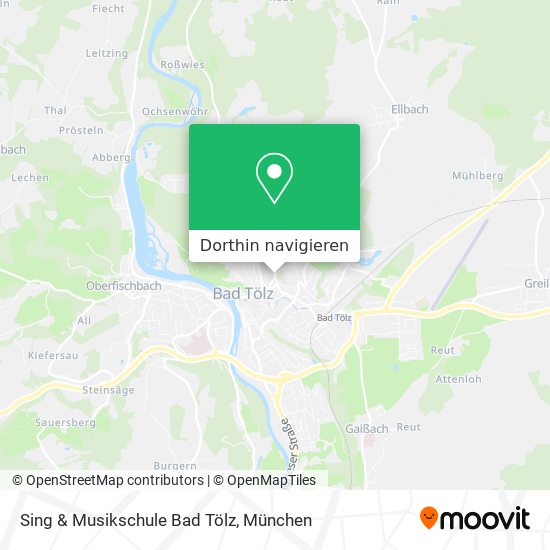 Sing & Musikschule Bad Tölz Karte