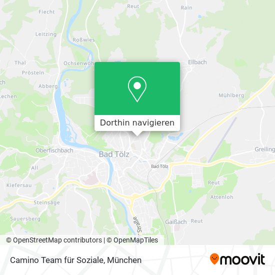 Camino Team für Soziale Karte