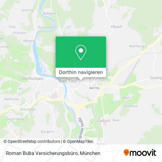 Roman Buba Versicherungsbüro Karte