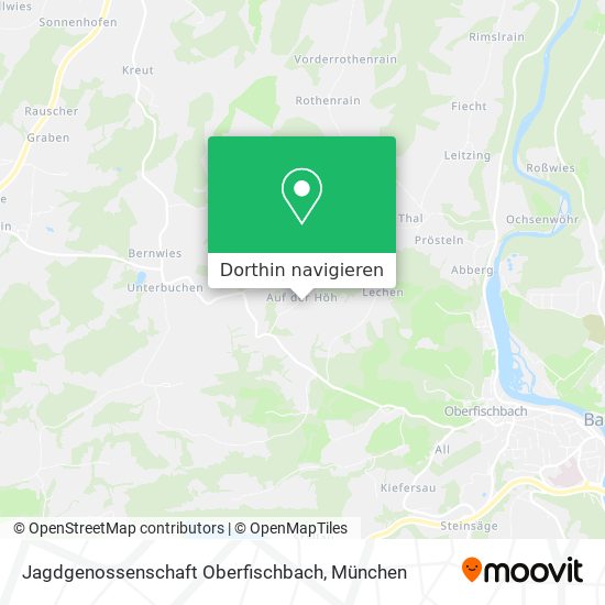 Jagdgenossenschaft Oberfischbach Karte