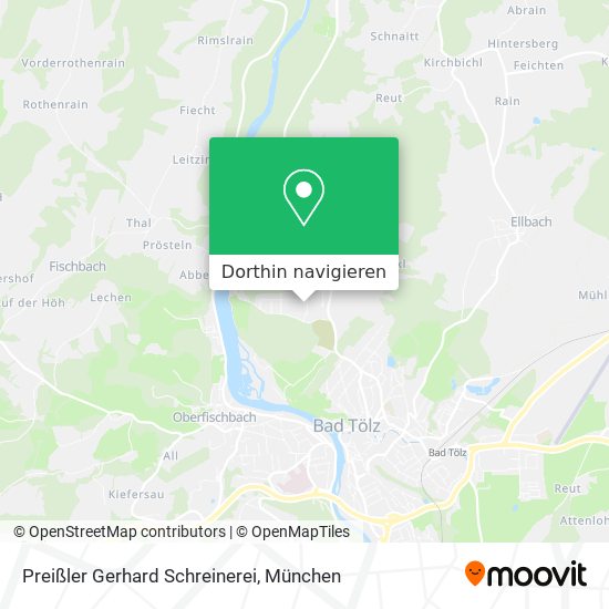 Preißler Gerhard Schreinerei Karte