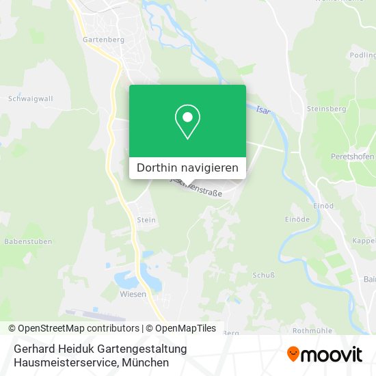 Gerhard Heiduk Gartengestaltung Hausmeisterservice Karte