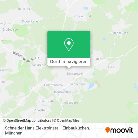 Schneider Hans Elektroinstall. Einbauküchen Karte