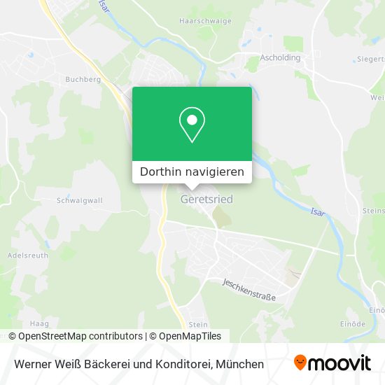 Werner Weiß Bäckerei und Konditorei Karte