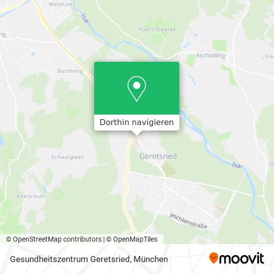 Gesundheitszentrum Geretsried Karte