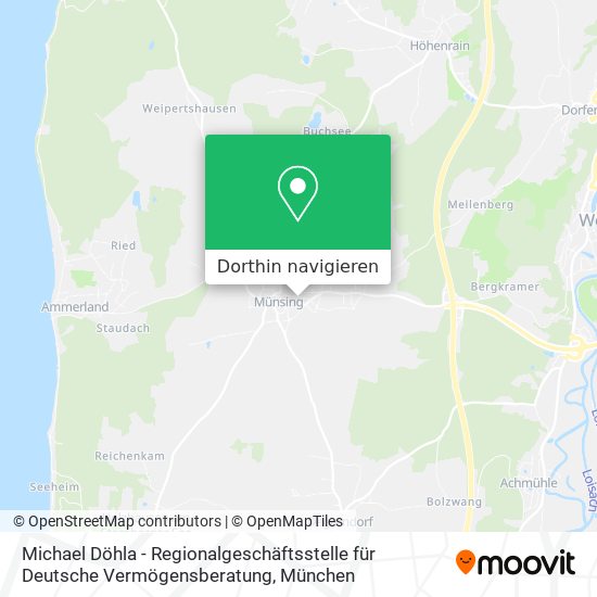 Michael Döhla - Regionalgeschäftsstelle für Deutsche Vermögensberatung Karte