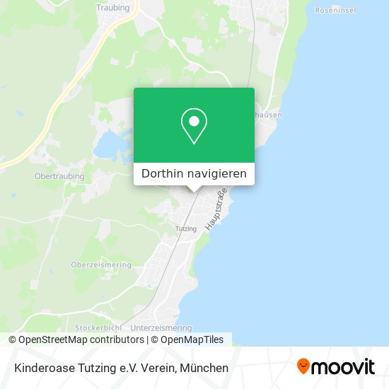 Kinderoase Tutzing e.V. Verein Karte