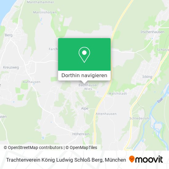 Trachtenverein König Ludwig Schloß Berg Karte