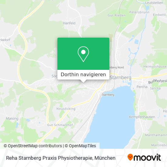 Reha Starnberg Praxis Physiotherapie Karte