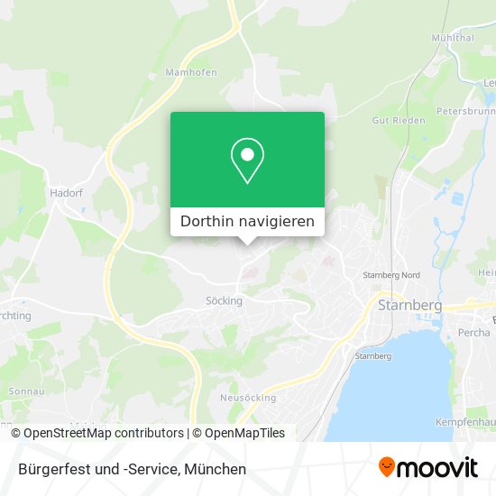 Bürgerfest und -Service Karte