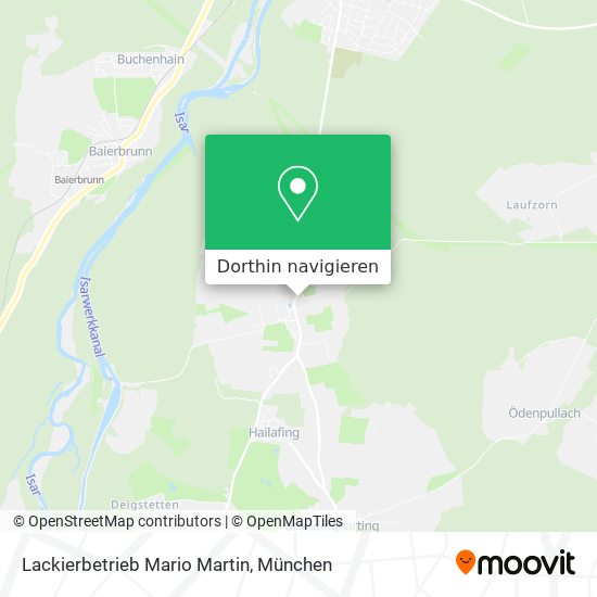 Lackierbetrieb Mario Martin Karte