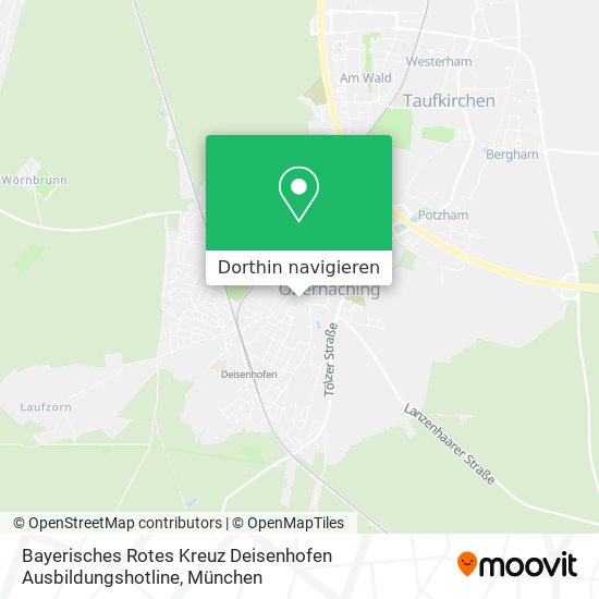 Bayerisches Rotes Kreuz Deisenhofen Ausbildungshotline Karte
