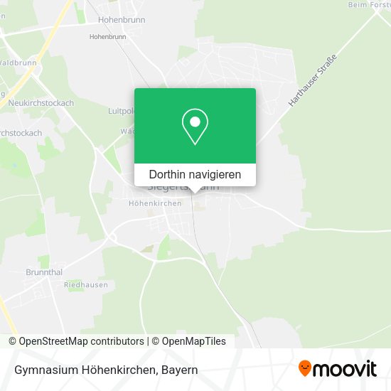 Gymnasium Höhenkirchen Karte