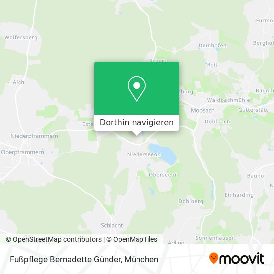 Fußpflege Bernadette Günder Karte