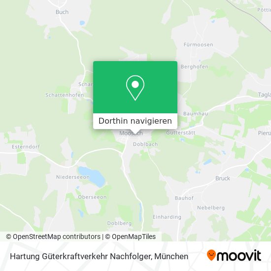 Hartung Güterkraftverkehr Nachfolger Karte
