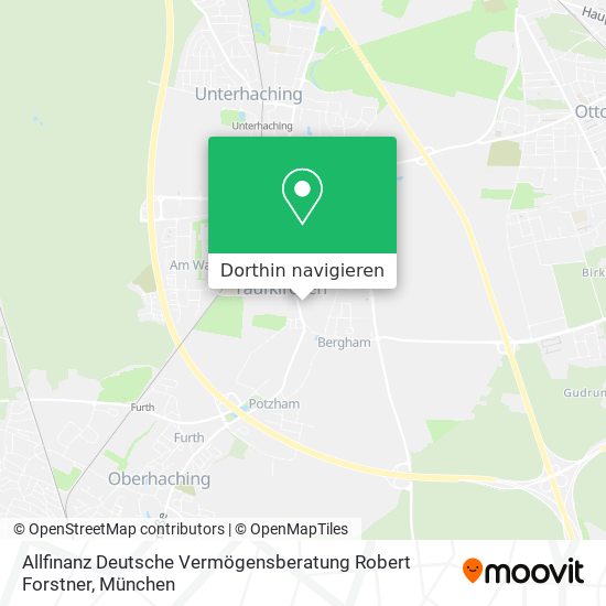 Allfinanz Deutsche Vermögensberatung Robert Forstner Karte