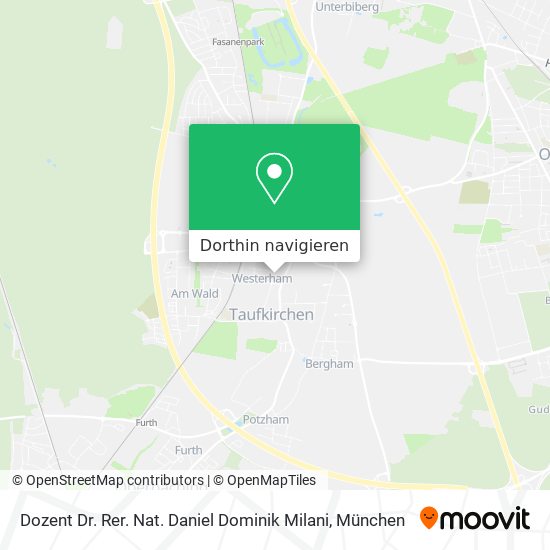 Dozent Dr. Rer. Nat. Daniel Dominik Milani Karte