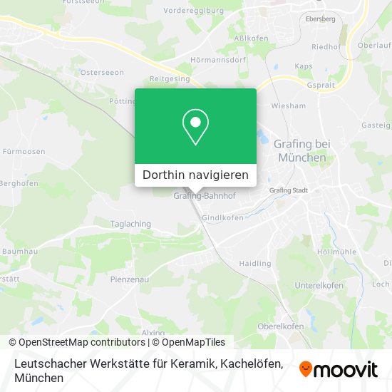 Leutschacher Werkstätte für Keramik, Kachelöfen Karte