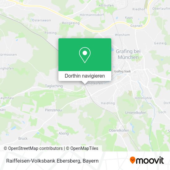 Raiffeisen-Volksbank Ebersberg Karte