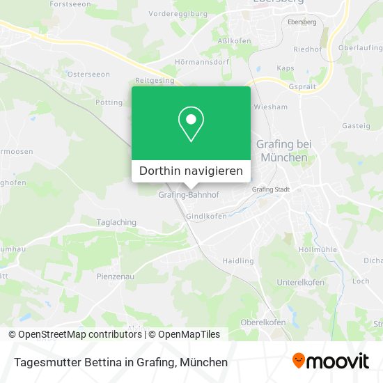 Tagesmutter Bettina in Grafing Karte
