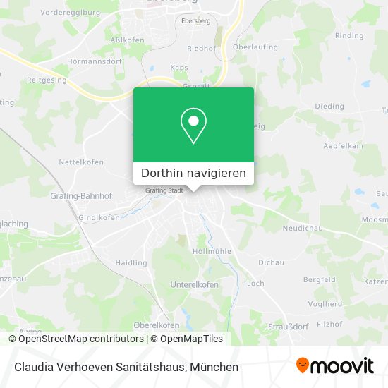 Claudia Verhoeven Sanitätshaus Karte