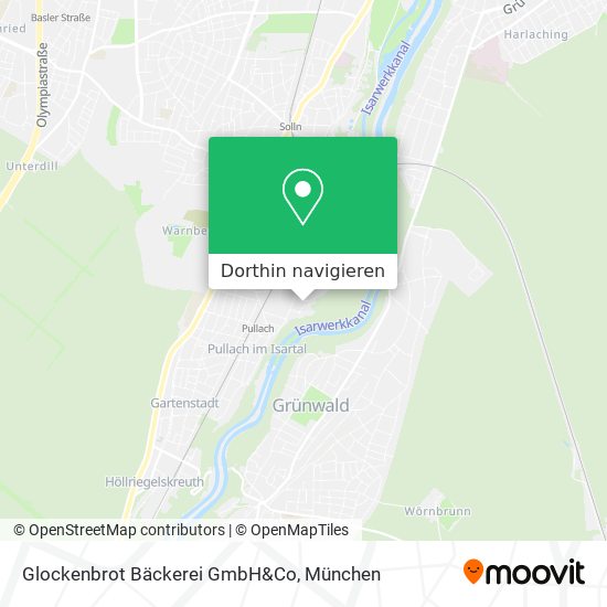 Glockenbrot Bäckerei GmbH&Co Karte