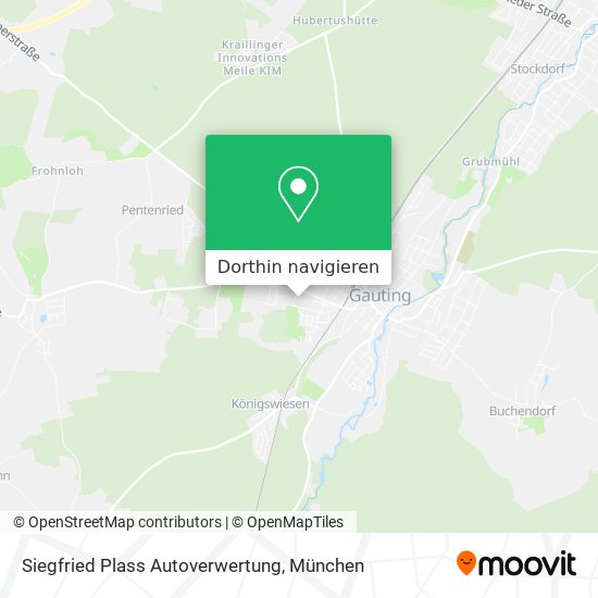 Siegfried Plass Autoverwertung Karte