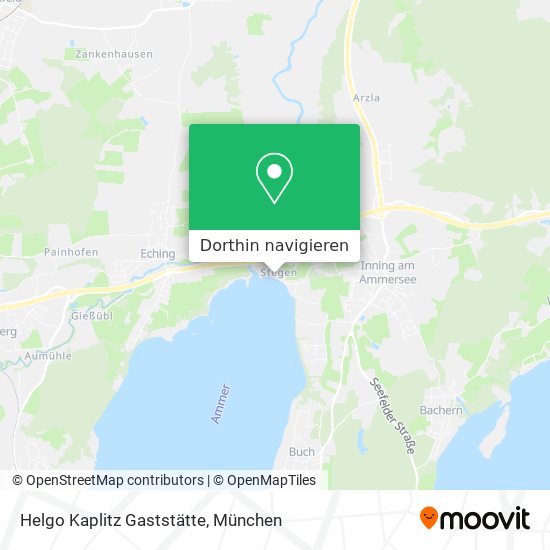 Helgo Kaplitz Gaststätte Karte