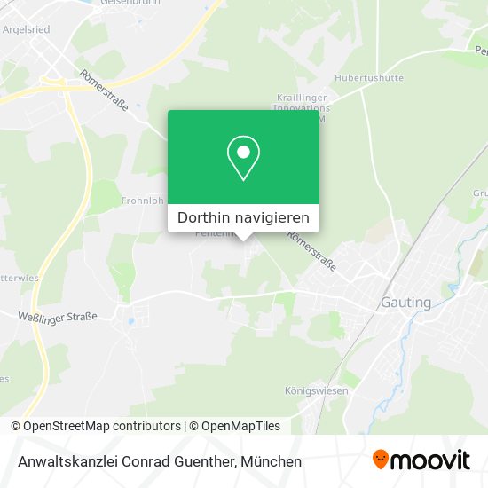 Anwaltskanzlei Conrad Guenther Karte