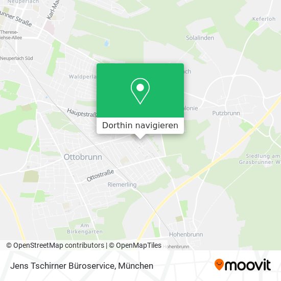 Jens Tschirner Büroservice Karte