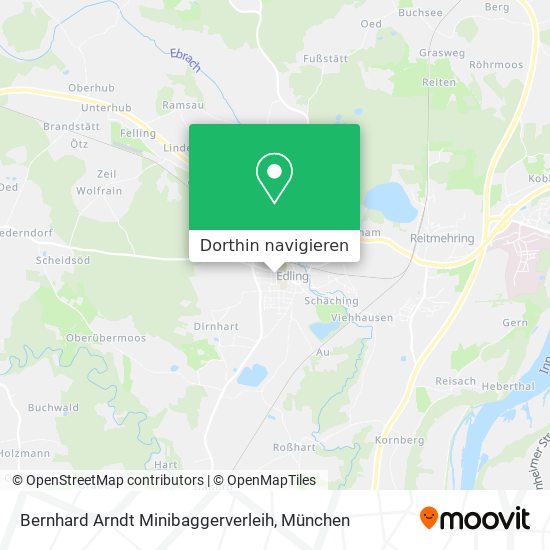 Bernhard Arndt Minibaggerverleih Karte