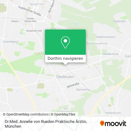 Dr.Med. Annelie von Rueden Praktische Ärztin Karte