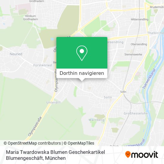 Maria Twardowska Blumen Geschenkartikel Blumengeschäft Karte